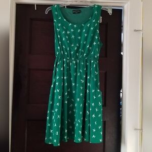 Cute dress with bird design in Great Condition